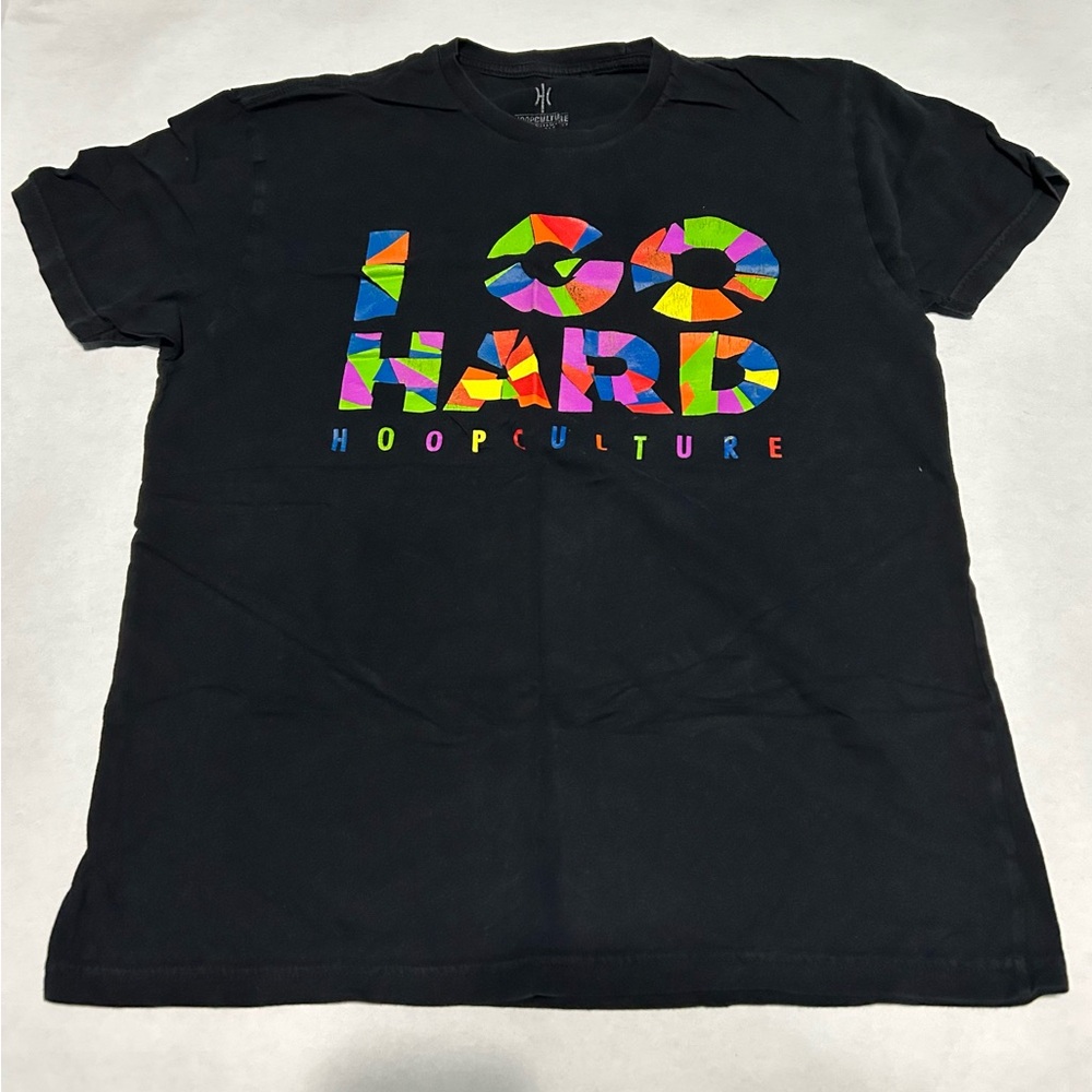 Hoop Culture “I Go Hard” T Shirt - Men’s Large